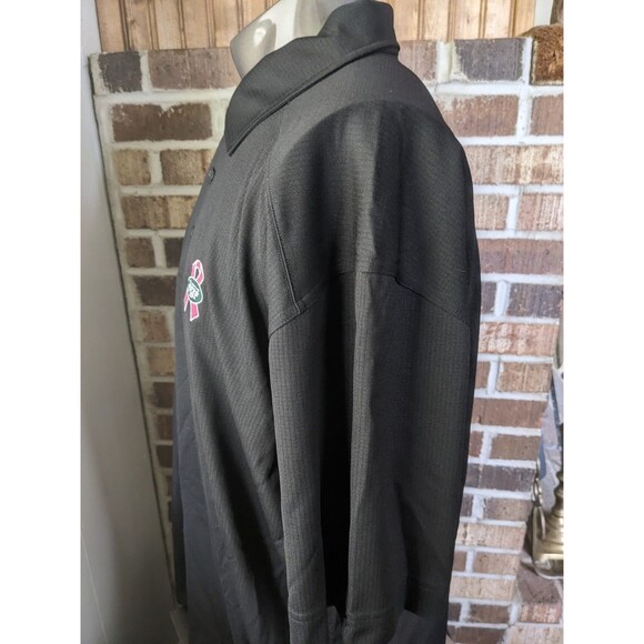 New York Jets NFL Cutter & Buck  XXL Golf Polo Shirt Breast Cancer Ribbon A+ - Picture 3 of 12